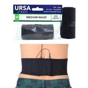 Pas M (duża kieszeń) czarny