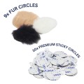 2 Fur circles -  Multipack - STICKIES.jpg